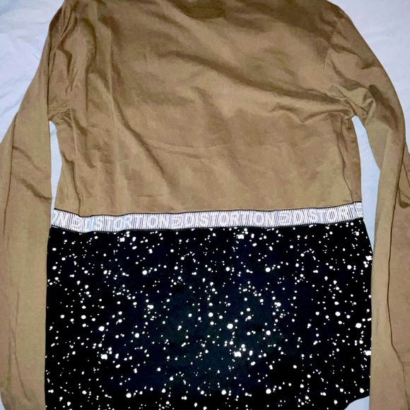 Distortion brown and space long sleeve tshirt. - Picture 2 of 5